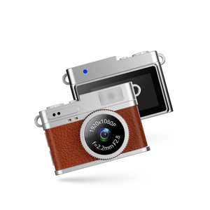 Retro Mini kỹ thuật số Keychain Máy ảnh nhỏ bodycam 1080p HD video 0.96 "IPS màn hình Pocket Recorder cho du lịch nghiên cứu Quà Tặng - Product Image 1