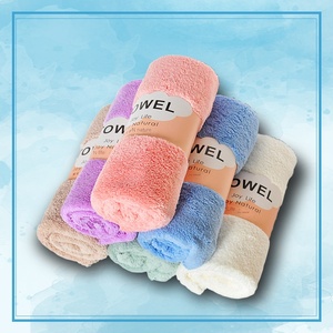 San hô Fleece in nhà sử dụng nhanh chóng-khô vuông thấm trẻ em của khăn tay bán buôn Quà Tặng thiết kế khăn tay - Product Image 3