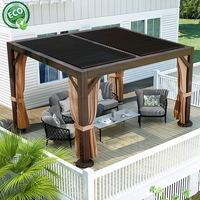 Guangdong Hommie Pergola étanche Gazebo Bioclimatica Toit à persiennes automatique motorisé-