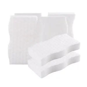 OEM Wave Shape/High Density/Multi-embossing Eco Melamine Foam Sponge for Cleaning
