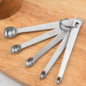 Stainless Steel Mini <b>Measuring</b> <b>Spoon</b> Set 5 Piece Baking Kitchen Seasoning <b>Spoons</b> Durable Scale Tools - Product Image 4