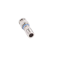 Connecteur coaxial BNC mâle en laiton étanche à compression pour câble RG59, application RF pour caméra de vidéosurveillance