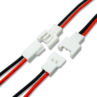 Konektor JST DS LOSI 2.0MM 2-Pin DIY, Steker Jantan ke Betina dengan Kabel Harness untuk Aplikasi Elektronik