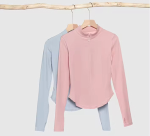 2026 6 Colors <strong>Women</strong> Adult Dance Yoga <strong>Clothes</strong> Zipper Jacket <strong>Women's</strong> Slim-fit Vertical Collar Waist Fitness Ballet Dance Top - Product Image 4