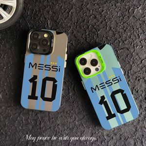 Coque Motif Maillot Messi Numéro 10 pour iPhone 11 12 13 14 15 16 17 Pro Max, Étui de Télé<span class=keywords><strong>phone</strong></span> <span class=keywords><strong>Designer</strong></span> Inspiré par la Superstar du Football - Product Image 4
