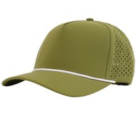 Nueva Gorra de Béisbol Deportiva de 5 Paneles, Impermeable, de Poliéster, con Parche de PVC Personalizado y Logotipo, Gorras con Cuerda