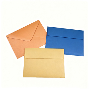 Sobre de billetera de papel para tarjeta postal con logotipo frustrado en caliente de forma personalizada vintage colorido <span class=keywords><strong>y</strong></span> fácil de usar para regalos - Product Image 2