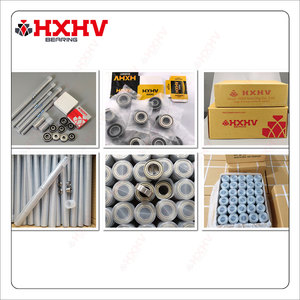 Roulement à billes à gorge profonde à une rangée HXHV en acier chromé 6201-2RS 6201RS 6201 2RS RS RZ 2RZ, taille 12x32x10 mm - Product Image 5