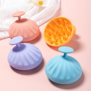 Silicone scalp massager shampoo Exfoliating Brush cepillo para el cabello brosse cheveux brosse de massage du cuir chevelu - Product Image 4