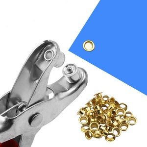 Ensemble de poinçons à œillets métalliques, kit d'outils manuels DIY pour l'artisanat du cuir, ceintures, chapeaux - Product Image 3