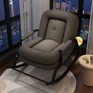 Sillón Reclinable Individual para Sala de Estar o Dormitorio, Silla Mecedora para Balcón, Silla de Descanso para el Hogar, Sofá Perezoso - Product Image 4