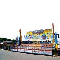 Fournisseur d'attractions de parc d'attractions à thème pour la famille, manèges commerciaux Top Spin 20 places en acier