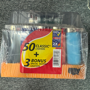 Encendedor de Cigarrillos de Plástico J6 MAXI Clásico Moderno, con Paquete de 50+3, para Fiestas o Fumar, Modelo J26, Disponible en EE. UU. - Product Image 4