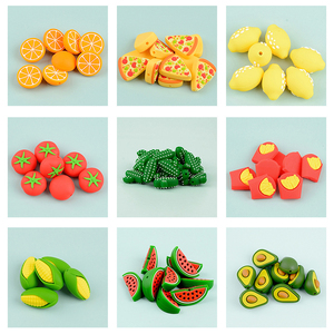 Perles en silicone personnalisées pour porte-clés, kit de fabrication de perles en forme de fruits pour bracelets, colliers, bijoux et artisanat - Product Image 5