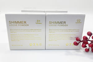 OEM-<span class=keywords><strong>polvo</strong></span> Mineral de marca privada vegana, resaltador de ajuste suelto, resistente al agua, <span class=keywords><strong>blanco</strong></span>, plátano, maquillaje - Product Image 6