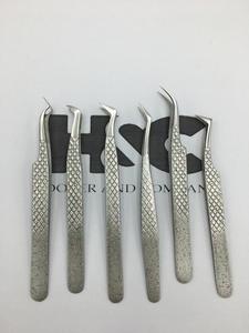 <b>Eyelash</b> Tweezers <b>Applicator</b> Private Label Glitter False <b>Eyelash</b> Extension Tweezers Sustainable Stainless Steel Logo Tweezer mink - Product Image 2