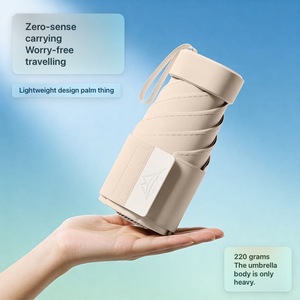 Nouvelle Tendance 2026 : <span class=keywords><strong>Parapluie</strong></span> de Poche Ultra-léger à Six Plis <span class=keywords><strong>avec</strong></span> Logo Personnalisé et <span class=keywords><strong>Sangle</strong></span> en Cuir Élargie, Protection UV - Product Image 2