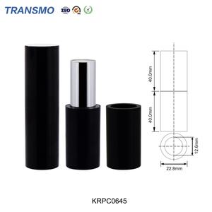 Tubos de Brillo Labial de Plástico Negro Esmerilado de 3 ml con Tapa de Rosca para Aplicación de Bálsamo Labial, Lápiz Labial y Rubor - Product Image 2