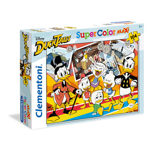 CLEMENTONI SUPERCOLOR MAXI - Puzzle da 104 Pezzi DUCK TALES - Product Image 1