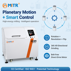 Broyeur à billes planétaires sous vide MITR, machine de broyage <span class=keywords><strong>nano</strong></span> de laboratoire avec protection atmosphérique à gaz inertes - Product Image 6