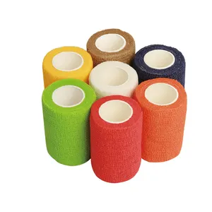 Soccer Professional Use Sports Bandage Non-Woven Cohesive Bandage