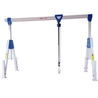 Mini portique de levage mobile portable en aluminium de 2 tonnes à vendre avec bloc de chaîne