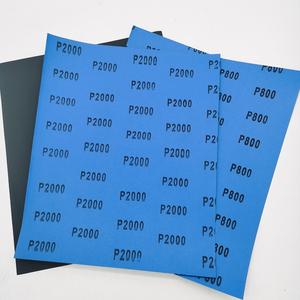 Papel Abrasivo Impermeable de Carburo de Silicio con Respaldo de Papel de Látex Azul OEM, 30% de Látex, 230 mm x 280 mm, Dureza Media, para Pulir Automóviles - Product Image 4