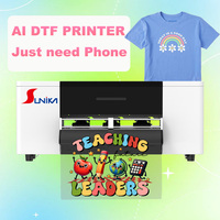 Принтер A3 DTF для ткани с оригинальной печатающей головкой Epson F1080, новая онлайн-машина для печати, пигментные чернила, производители принтеров DTF для текстиля