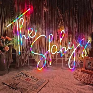 LED Neon <strong>Light</strong> for Bedroom Wall Decor, USB/Battery Powered Neon Night <strong>Lights</strong> for Birthday Party Art Decorations - Product Image 1