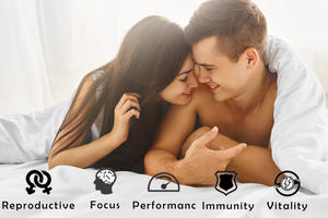 LuvVita ベジタリアン成人男性用エネルギーサプリメント 天然ブースター アシュワガンダ マカカプセル 人工物質不使用 健康補助食品 - Product Image 3