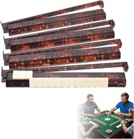 Nouvel ensemble de mahjong américain en acrylique personnalisable avec règle de déplacement antidérapante, plusieurs couleurs disponibles, idéal pour les rassemblements et les cadeaux
