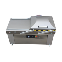 Machines d'emballage sous vide DZ-9002SC automatiques à double chambre pour poulet Viande Poisson Fromage Envasadora Al Vacio Scellant sous vide industriel