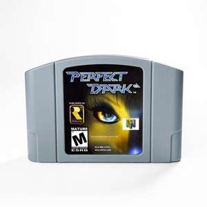<span class=keywords><strong>Perfect</strong></span> <span class=keywords><strong>Dark</strong></span>-Cartouche de jeu rétro <span class=keywords><strong>N64</strong></span> pour console <span class=keywords><strong>N64</strong></span> | Version USA NTSC - Product Image 1