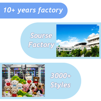 Peluches Kawaii pour machine à griffes de 4 et 8 pouces, vente en gros, prix de jeu d'arcade, jouets en peluche en vrac, best-seller