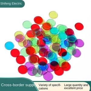 Jetons de comptage en plastique colorés de 15*1,2 mm avec plateau de rangement, aides pédagogiques pour les mathématiques, fournitures de jeu de bingo, jetons de <span class=keywords><strong>poker</strong></span> - Product Image 2