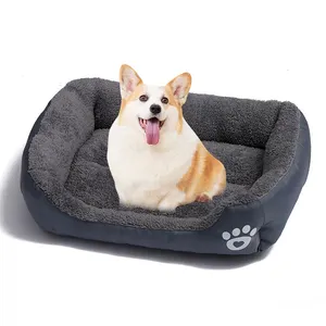 Deluxe Version Of The Puppy Pet Dog Bed Is Square Thickened Design Moisture-Proof And More Secure Very Considerate