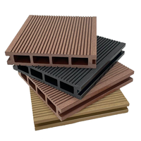 Planches de terrasse en bois de qualité supérieure 20, 24, 25 mm, motif bois, résistantes à l'eau, antidérapantes, pour jardin