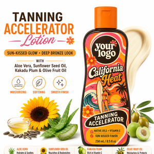 Loción Aceleradora de <span class=keywords><strong>Bronceado</strong></span> Rápido y Natural con Aloe Vera, Aceite de Semillas de Girasol y Aceites Nativos de California para un <span class=keywords><strong>Bronceado</strong></span> Profundo - Product Image 2