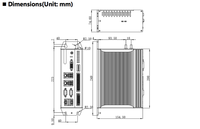 Komputer Otomasi Tertanam Tanpa Kipas NODKA J1900 J6412 2 X RS232/485 8 X RS485 8 DI 4 Relay DO Stok Tersedia