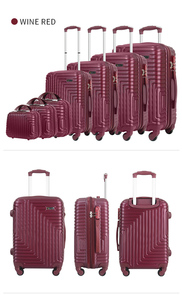 Nhà Máy Trực Tiếp Giá Kinh Doanh Đi Du Lịch Mang Theo Trên Vali ABS Hành Lý Vali Bộ - Product Image 4