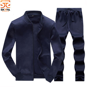 Logo personnalisé pour hommes, coupe Slim, vente en gros, combinaison de Jogging vierge, vêtements de sport, couleurs personnalisées, logo de marque, combinaison de jogging - Product Image 2