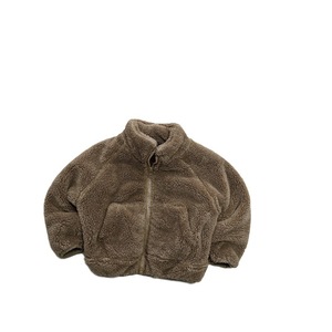 Veste zippée en polaire <span class=keywords><strong>sherpa</strong></span> chaude d'hiver unisexe, pull en fourrure pour tout-petits, enfants, bébés garçons et filles - Product Image 5