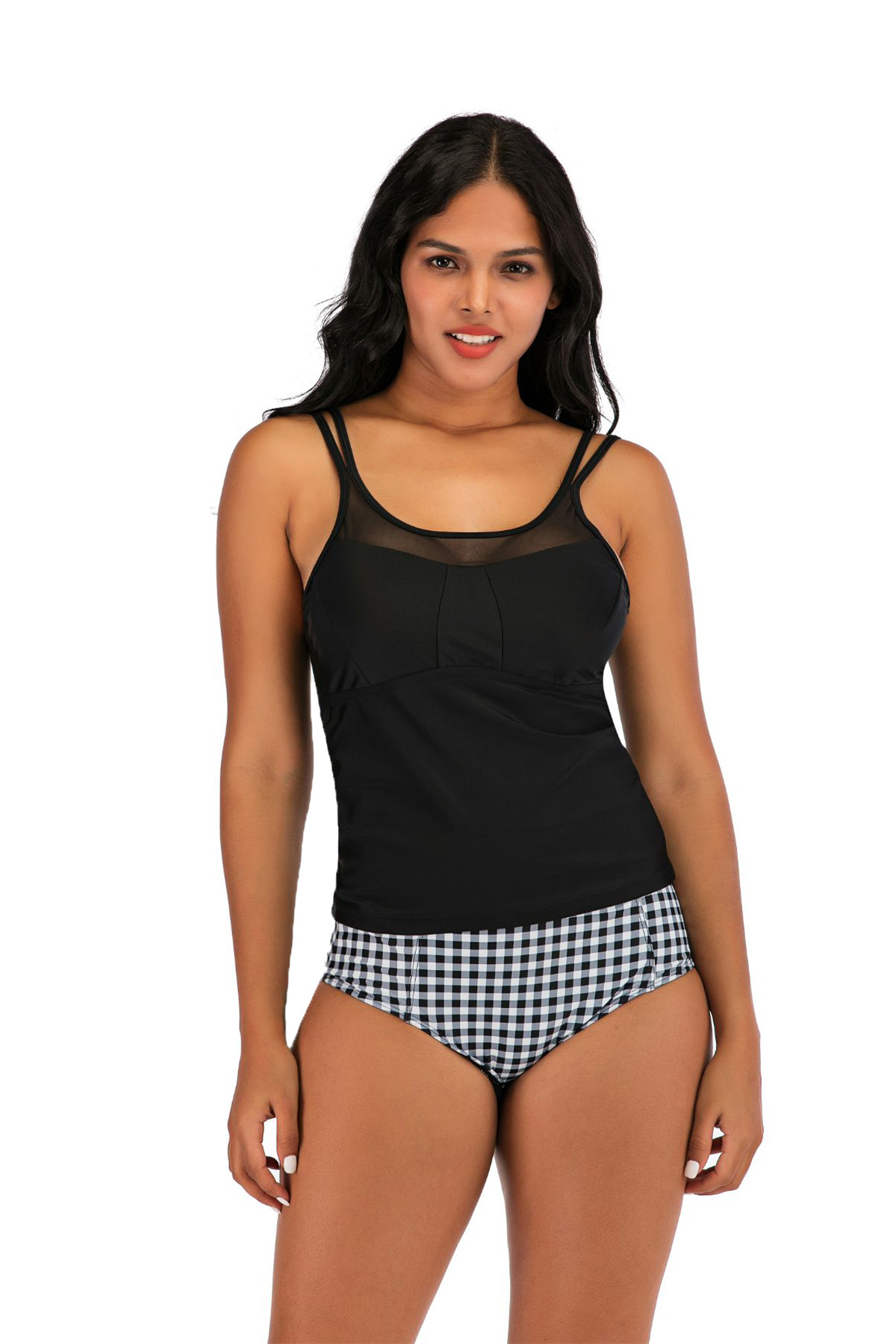 Hot sale two piece no shoulder sexy swimsuit bikini beach wear