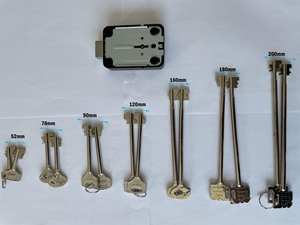 Cerradura mecánica cuadrada <span class=keywords><strong>a</strong></span> <span class=keywords><strong>prueba</strong></span> <span class=keywords><strong>de</strong></span> <span class=keywords><strong>fuego</strong></span>, <span class=keywords><strong>caja</strong></span> <span class=keywords><strong>de</strong></span> seguridad para uso con hoja <span class=keywords><strong>de</strong></span> 12 cm - Product Image 3