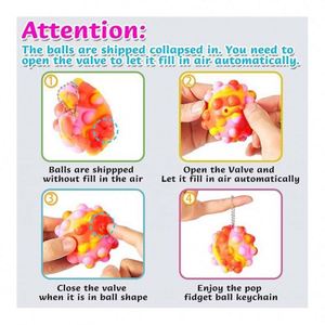 Premium <b>Custom</b> LED Keycap Fidget <b>Keychain</b> with 16 Color Options for Adults Kids Anxiety Relief Stress Sensory Toy Gift - Product Image 6