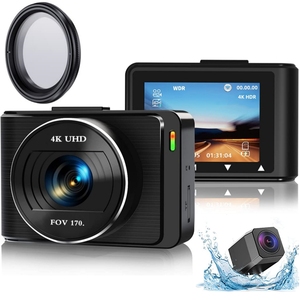 Bán Hot Chất lượng cao 4K Car DVR với GPS 30fps tầm nhìn ban đêm Dash Cam 2-inch hộp đen màn hình ghi âm cho xe - Product Image 2