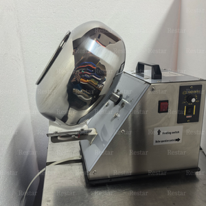 Macchina Automatica per Dragee di Noci in Piccoli Lotti, Macchina per Cioccolatini, Miscelatore Aromatizzante per Alimenti con Piastra Riscaldante ad Arco - Product Image 3