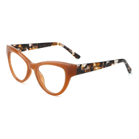 Lunettes rétro en acétate à monture œil de chat Lunettes à monture optique complète bloquant la lumière bleue Lunettes