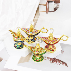 โคมไฟมายากลอาหรับกลวง4มล. น้ำหอมโลหะขวดซับดูไบตะวันออกกลาง - Product Image 3