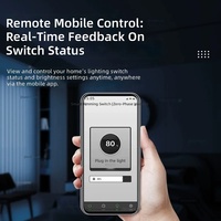 Solution Tuya pour la maison, interrupteur mural intelligent Zigbee, panneau de commande 86 boutons, réglage de la luminosité, commande vocale